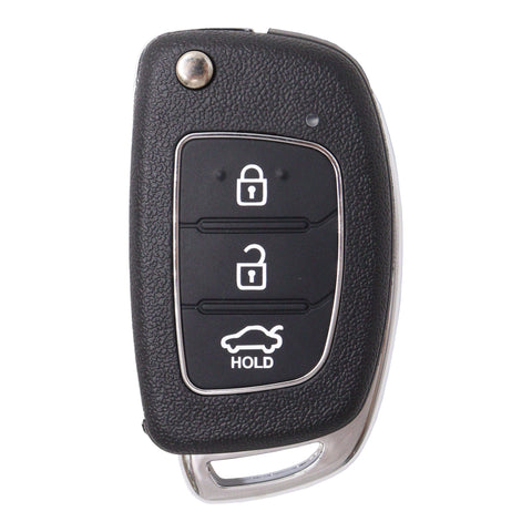 To Suit Hyundai Santa Fe/Elantra i20 iX45 3 Button HYN17 Flip Key Remote Case/Shell