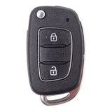 To Suit Hyundai Santa Fe/Elantra iLoad/iMax 2 Button Flip Key Remote Case/Shell
