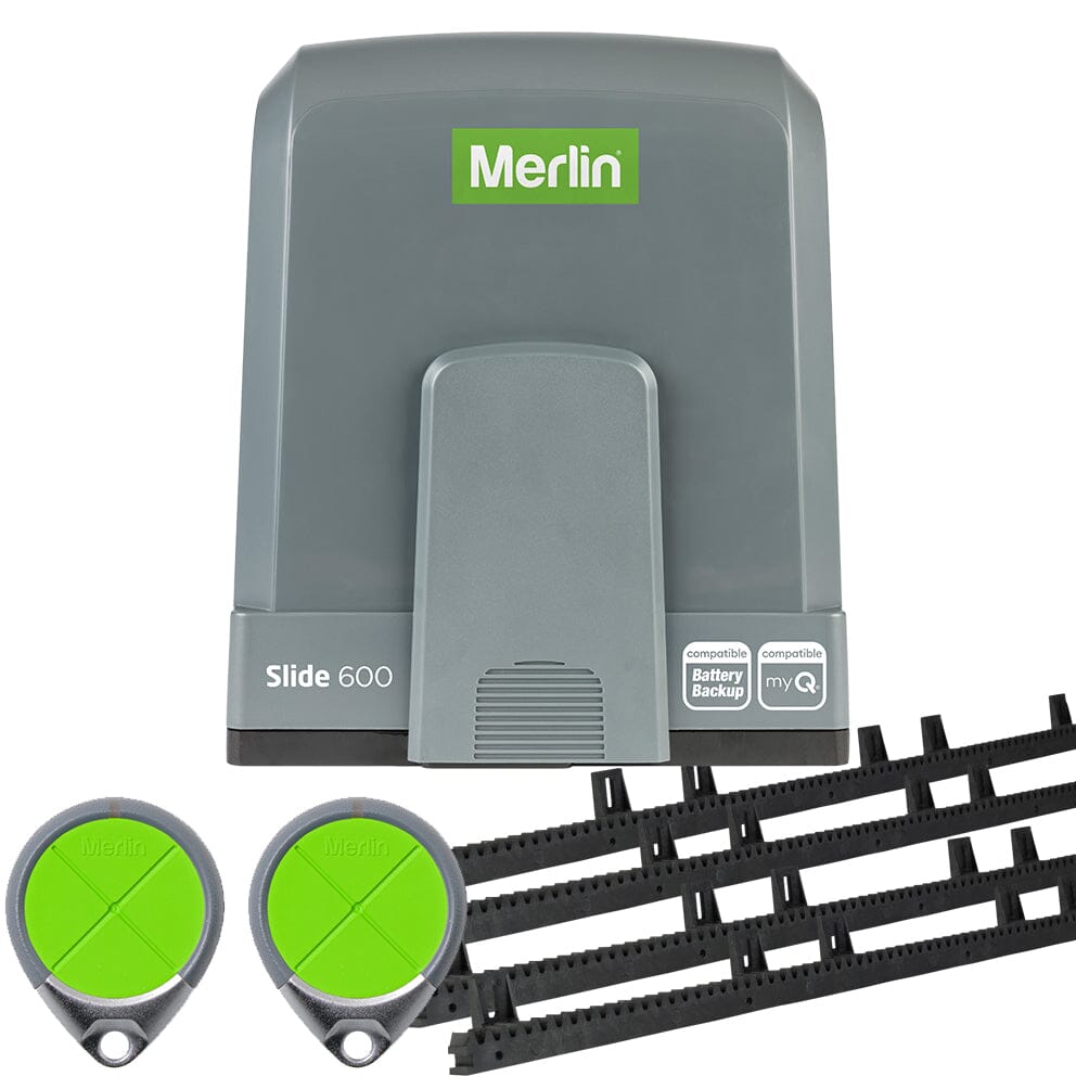 Merlin Gates Merlin MGSK600 Slide 600 Sliding Gate Motor/Opener - 4 Racks-Remote Pro