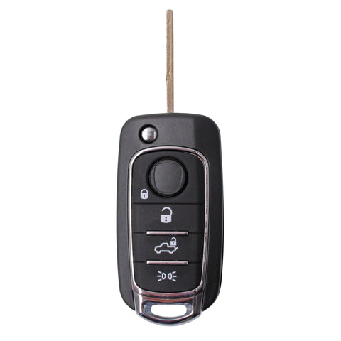 To Suit Fiat 4 Button Flip Key Remote Case/Shell/Blank 500X TIPO