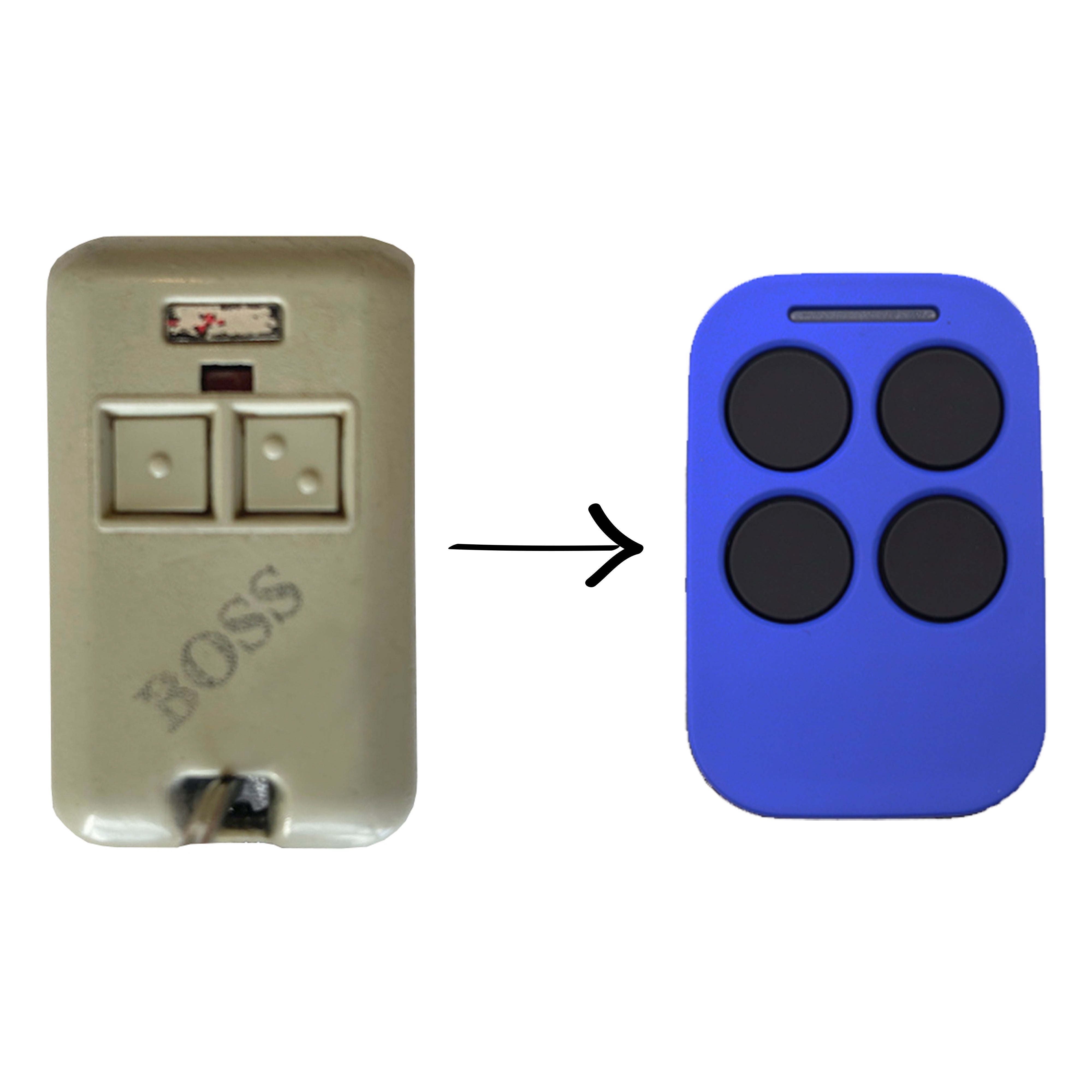 Multi-Code Boss Compatible Remote-Remote Pro