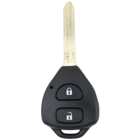 2 Button Uncut Key To Suit Toyota