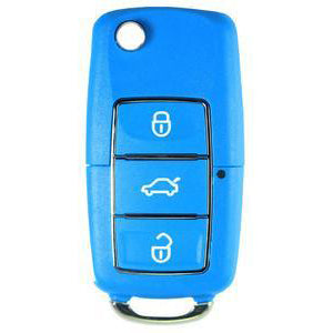 X-Horse 3 Button Blue Flip Key to suit Volkswagen XKB503EN