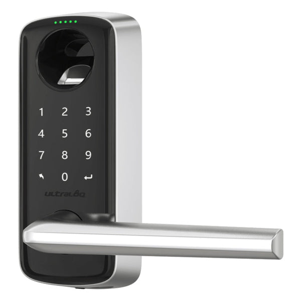 Ultraloq Lever Bluetooth Enabled Fingerprint and Touchscreen Smart Lever Lock