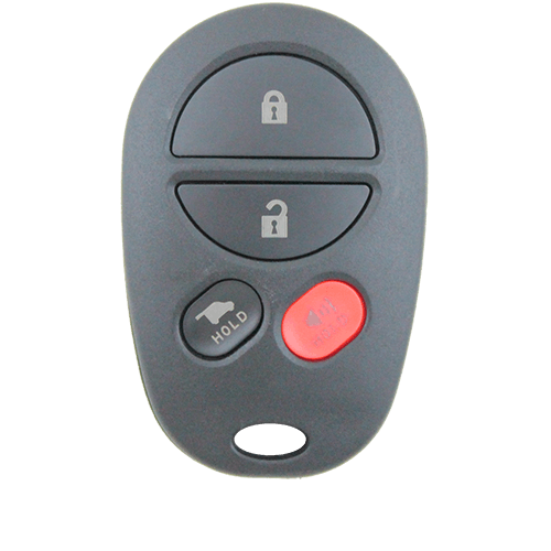 Toyota Kluger Aurion Remote Car Key 4 Button Replacement Shell/Case/Enclosure - Remote Pro - 1