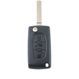 Citroen C2/C3/C4/C5/C6/C8 3 Button Remote Flip Key Blank Shell/Case/Enclosure - Remote Pro - 1