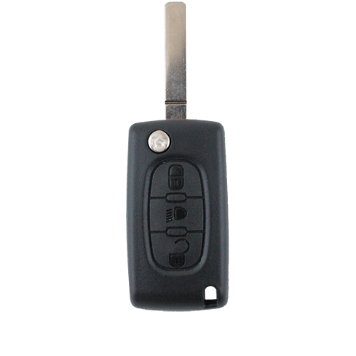Citroen C2 C3 C4 C5 C6 C8 3 Button Remote Flip Key Blank Shell/Case/Enclosure - Remote Pro - 1