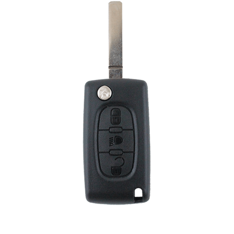 Citroen C2 C3 C4 C5 C6 C8 3 Button Remote Flip Key Blank Shell/Case/Enclosure - Remote Pro - 1