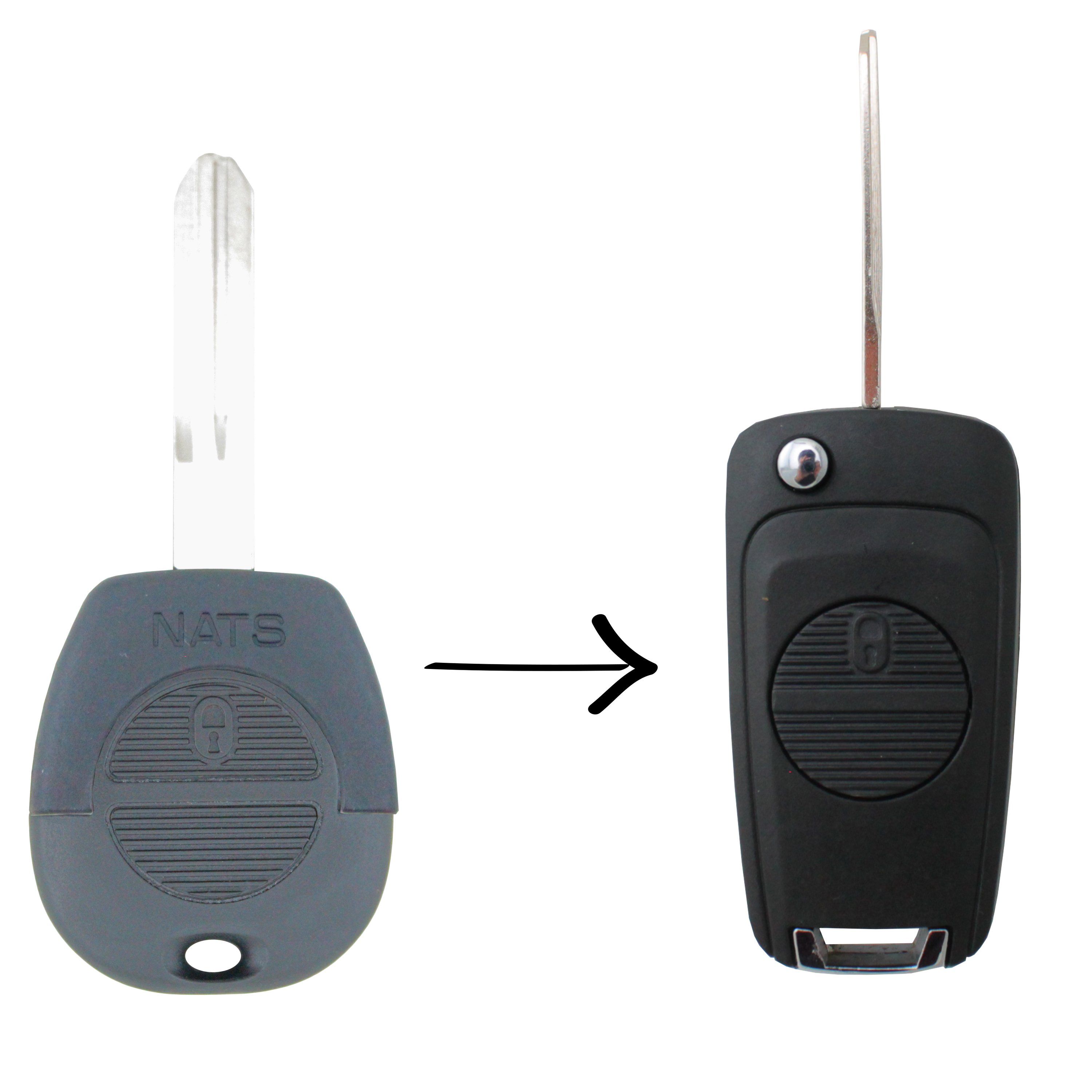 To Suit Nissan Flip N16E Pulsar Patrol Remote Key Blank Replacement Shell/Case/Enclosure
