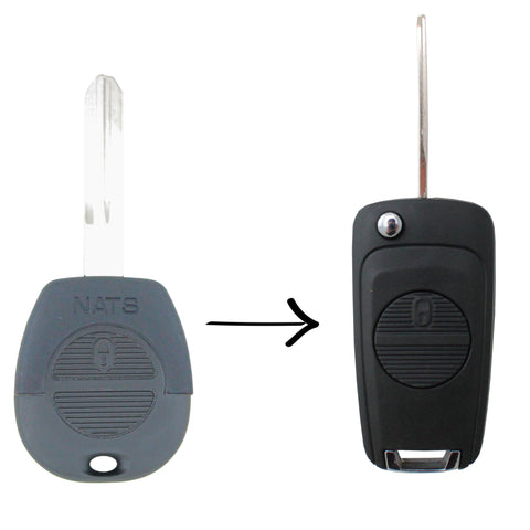 To Suit Nissan Flip N16E Pulsar Patrol Remote Key Blank Replacement Shell/Case/Enclosure