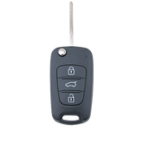 Hyundai i30 i20 Elantra 3 Button Flip Key Replacement Remote Case/Shell/Blank - Remote Pro - 1