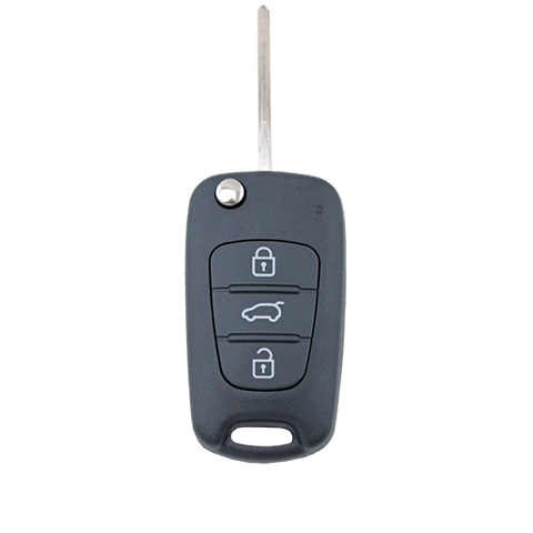 Hyundai i30 i20 Elantra 3 Button Flip Key Replacement Remote Case/Shell/Blank - Remote Pro - 1