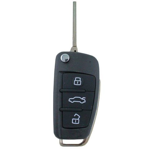 Audi 3 Button Flip Uncut Key - Remote Pro - 1