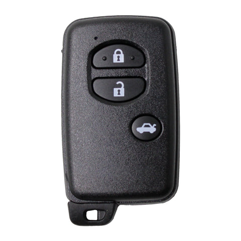3 Button Black Key Fob To Suit Toyota