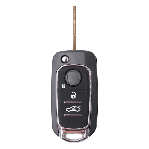 To Suit Fiat 3 Button Flip Key Remote Case/Shell/Blank 500X TIPO