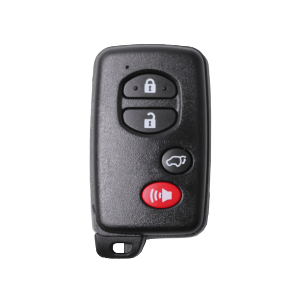 4 Button Black Remote/Key Fob To Suit Toyota