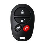 4 Button Car Key Replacement Shell/Case To Suit Toyota Kluger Aurion