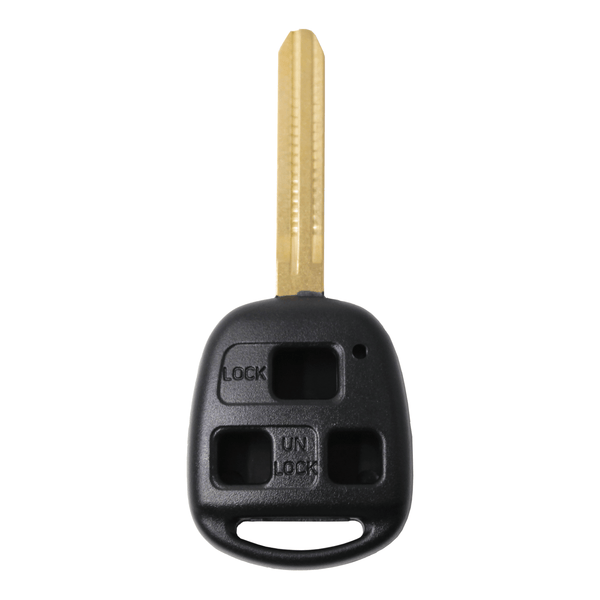 3 Button Blank Car Key Shell/Case To Suit Toyota Prado RAV4 Echo Corolla