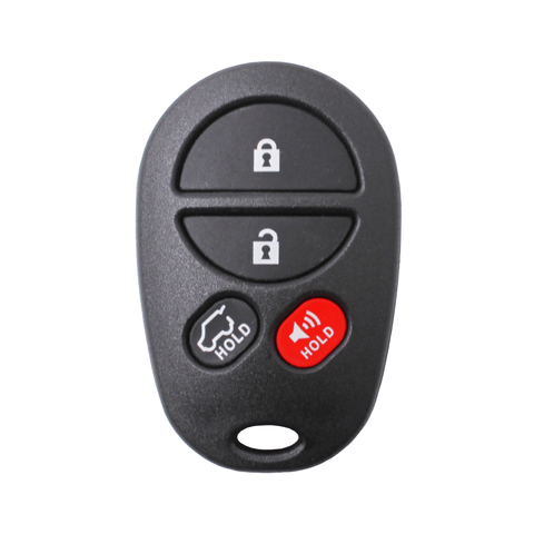 4 Button Car Key Replacement Case/Shell To Suit Toyota Kluger Aurion